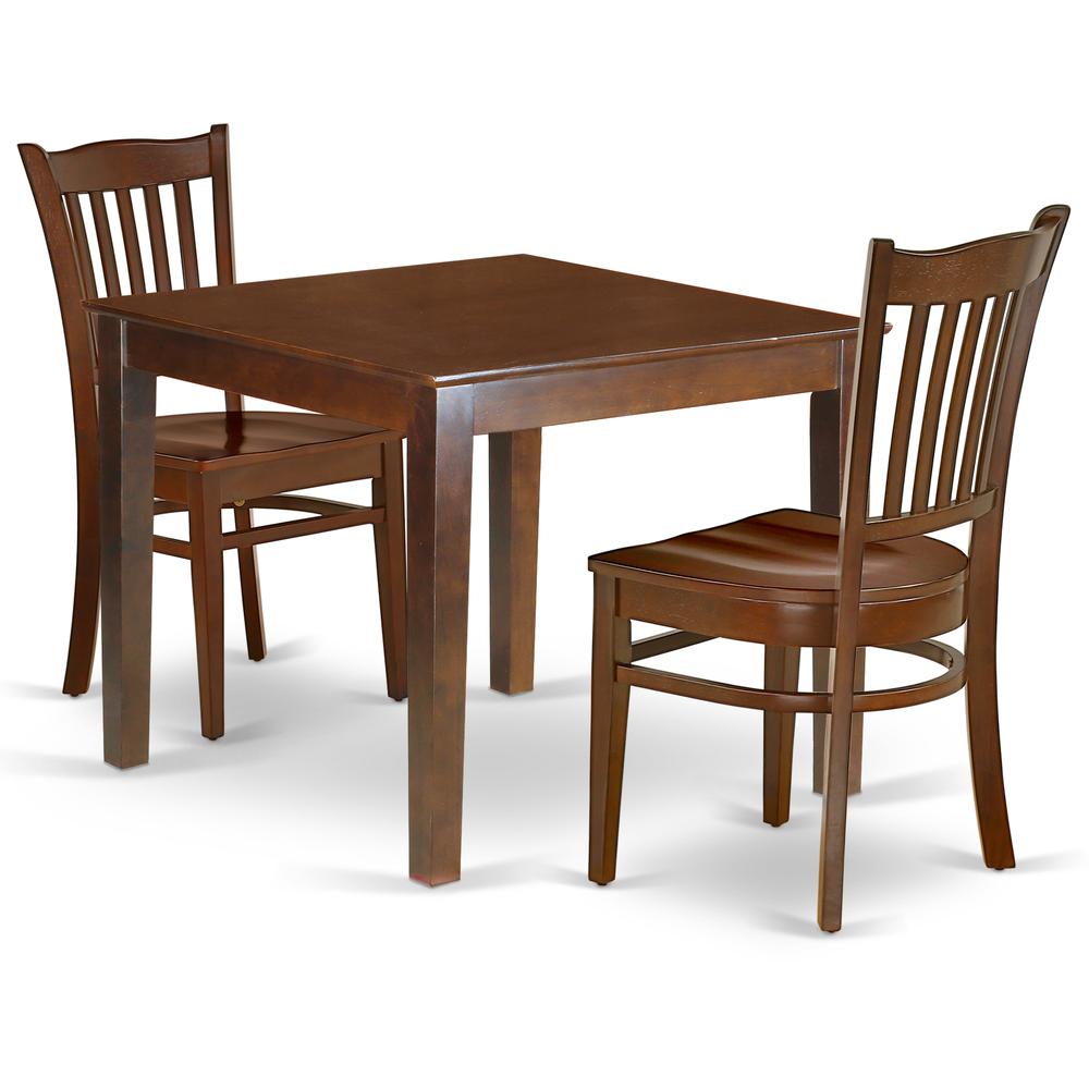 Dining Room Set Mahogany, OXGR3-MAH-W. Picture 1