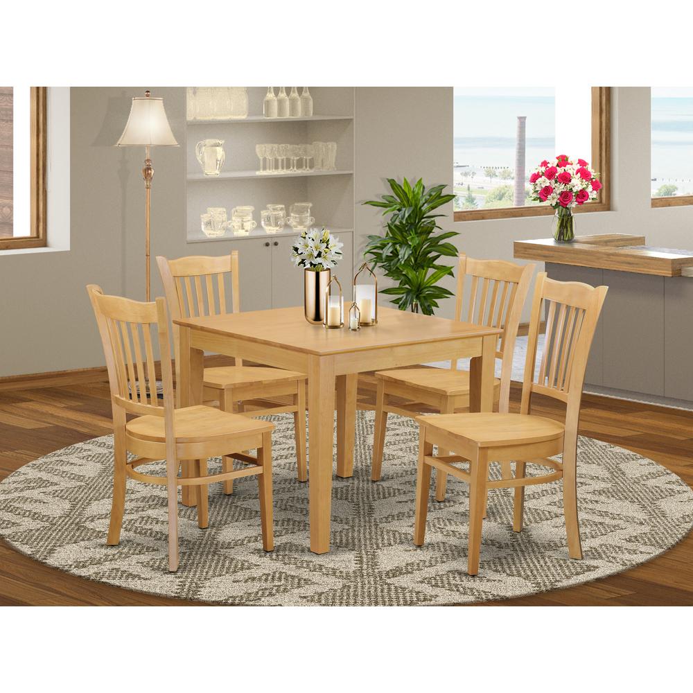 5  PC  Kitchen  Table  set  -  Kitchen  dinette  Table  and  4  Dining  Chairs. Picture 4
