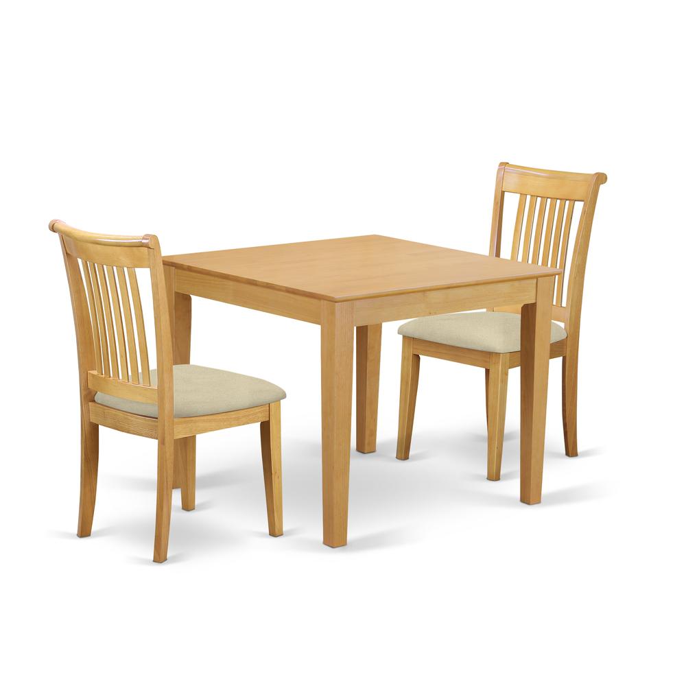 Dining Room Set Oak, OXPO3-OAK-C. Picture 1