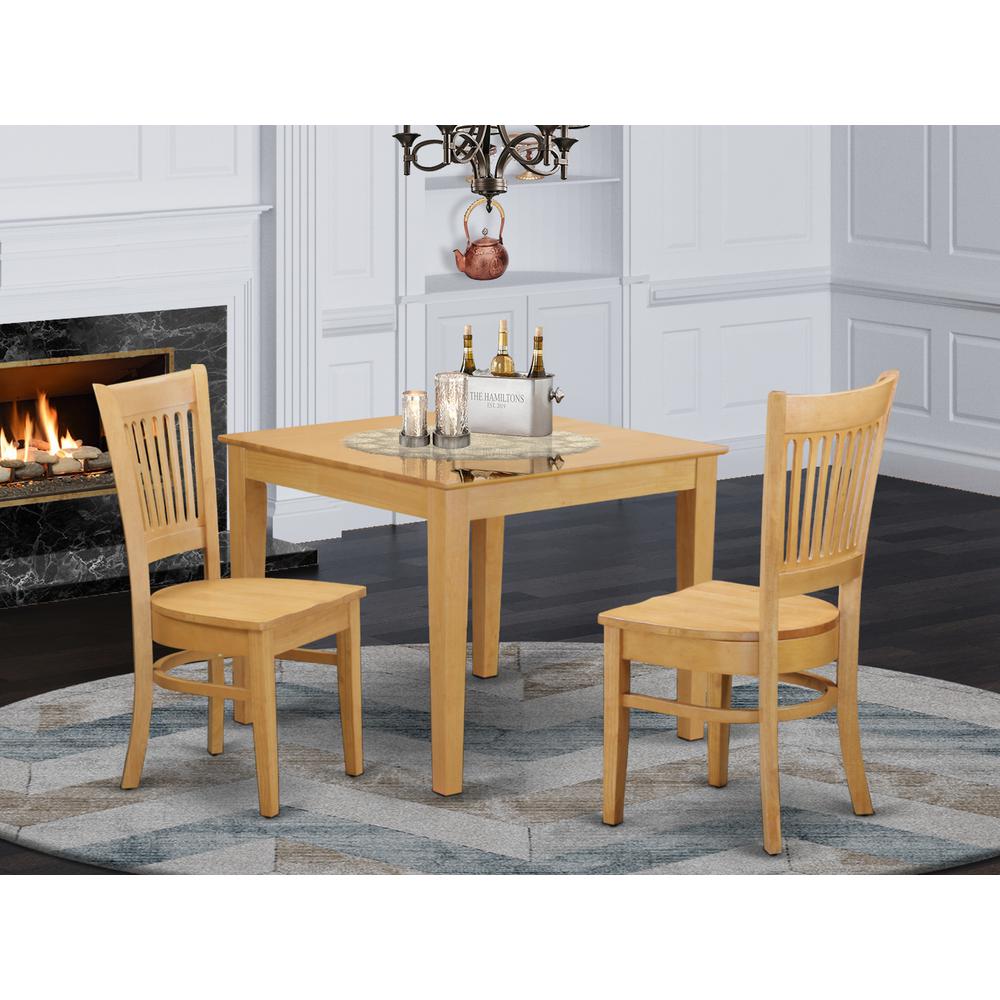 3pcs Small Kitchen Table set - Small Kitchen Table and 2 Dining Chairs. Picture 4