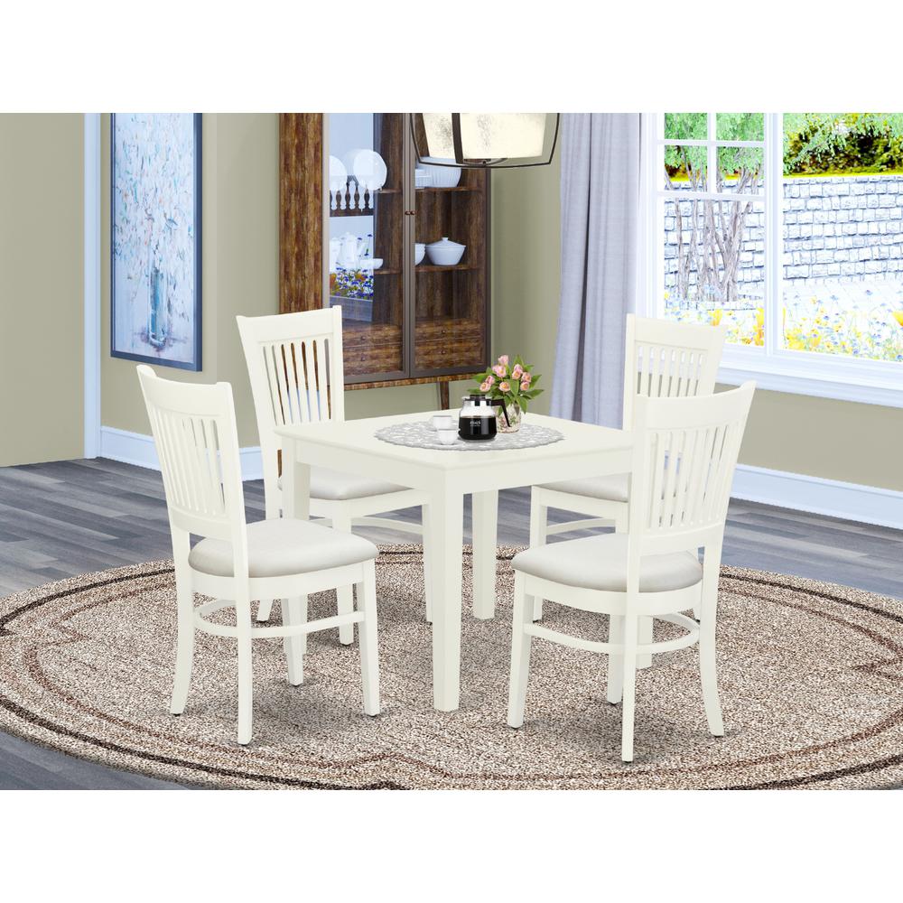 Dining Table- Dining Chairs, OXVA5-LWH-C. Picture 4