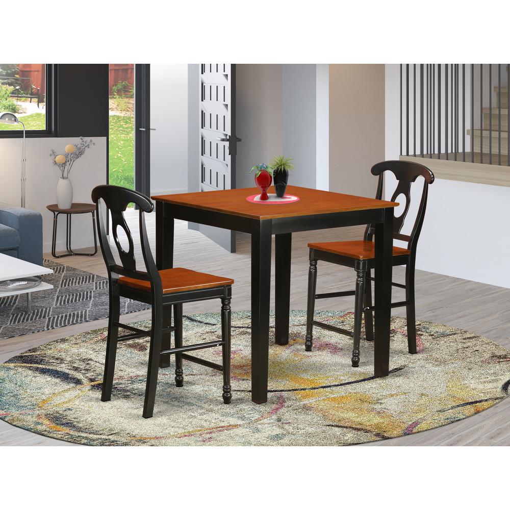 3  PC  counter  height  Dining  set  -  counter  height  Table  and  2  counter  height  stool.. Picture 4