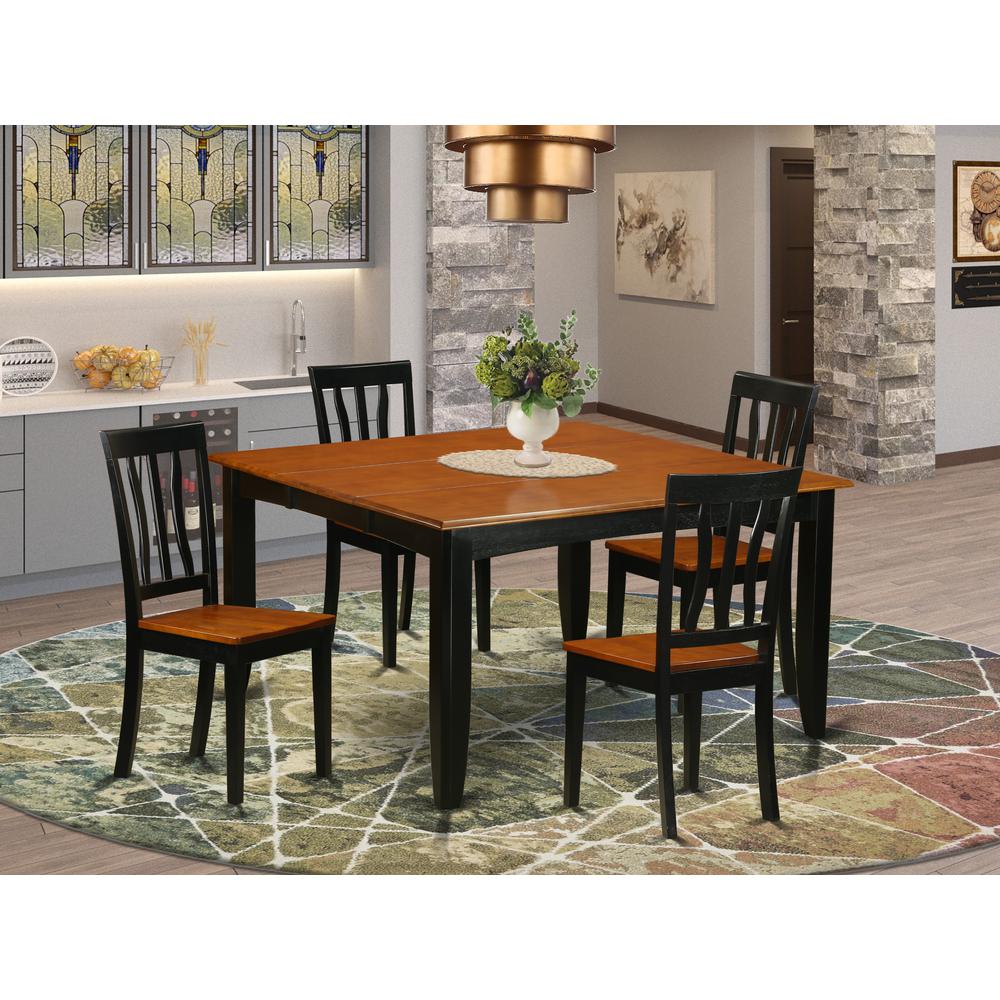 5  Pc  Dining  room  set-Dining  Table  and  4  Wooden  Dining  Chairs. Picture 4