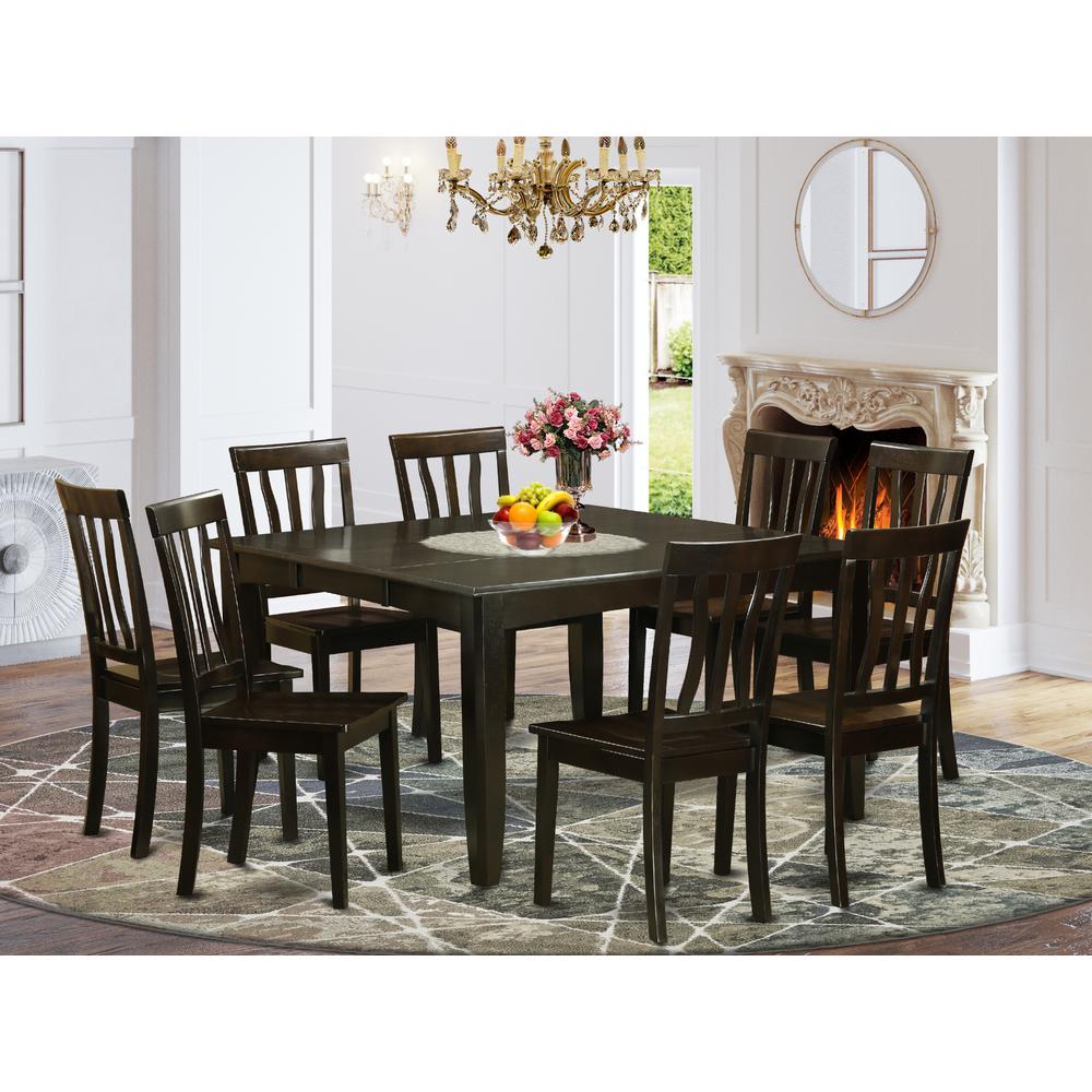 9  Pc  Dining  room  set  -  Dinette  Table  with  Leaf  and  8  Kitchen  Chairs.. Picture 4