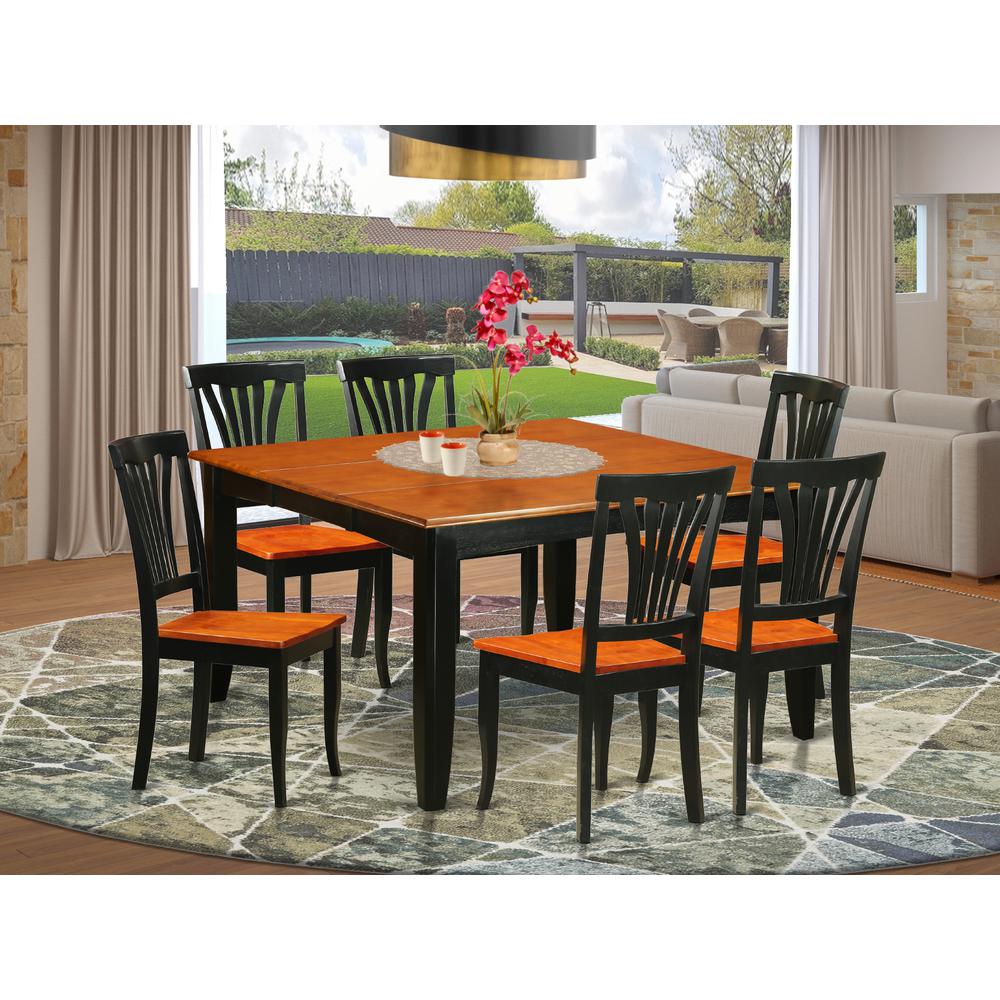 7  PC  Dining  room  set-Dining  Table  and  6  Wooden  Dining  Chairs. Picture 4