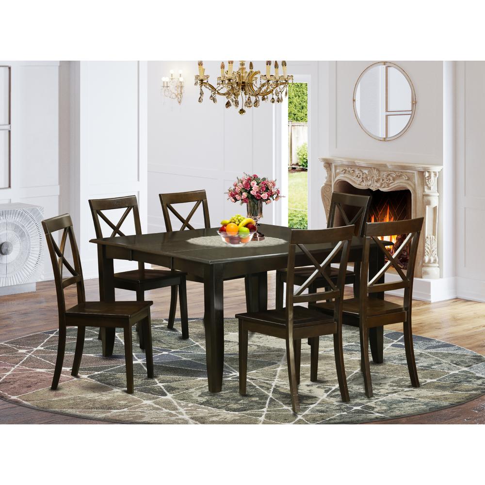 7  Pc  Dining  room  set-Dinette  Table  with  Leaf  and  6  Dinette  Chairs.. Picture 4