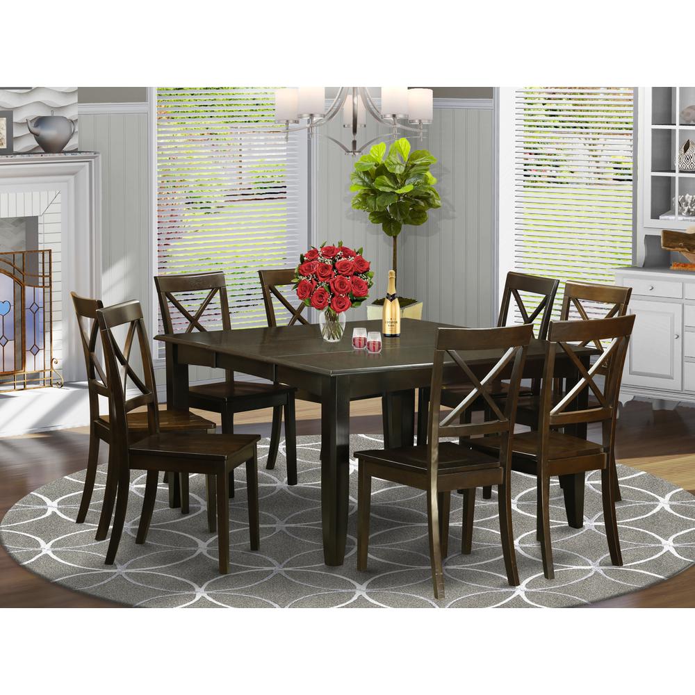 9  Pc  Dining  room  set  Kitchen  Table  with  Leaf  and  8  Dinette  Chairs.. Picture 2