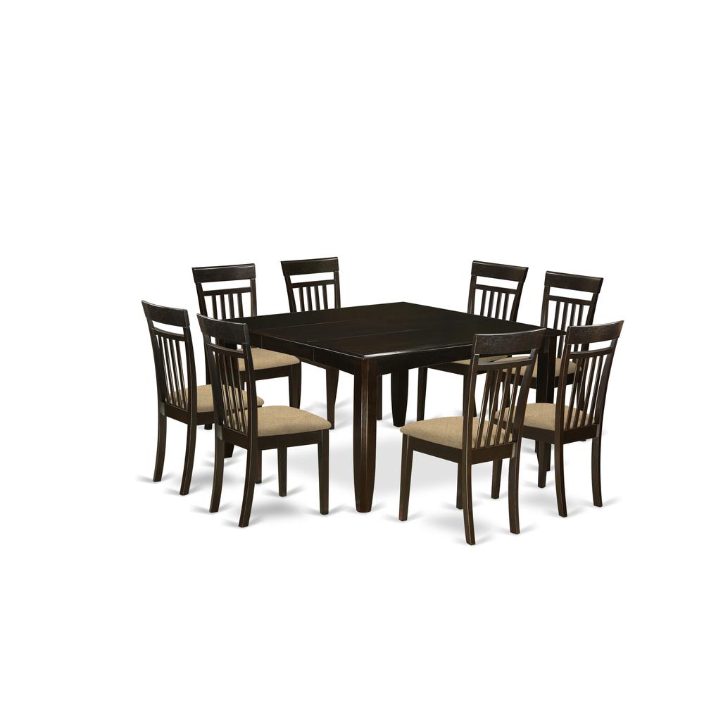 Dining Room Set Cappuccino, PFCA9-CAP-C. Picture 1