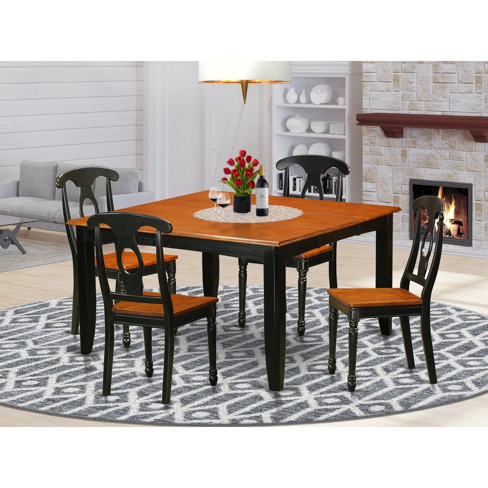 5  PC  Dining  room  set-Dining  Table  and  4  Wooden  Dining  Chairs. Picture 4