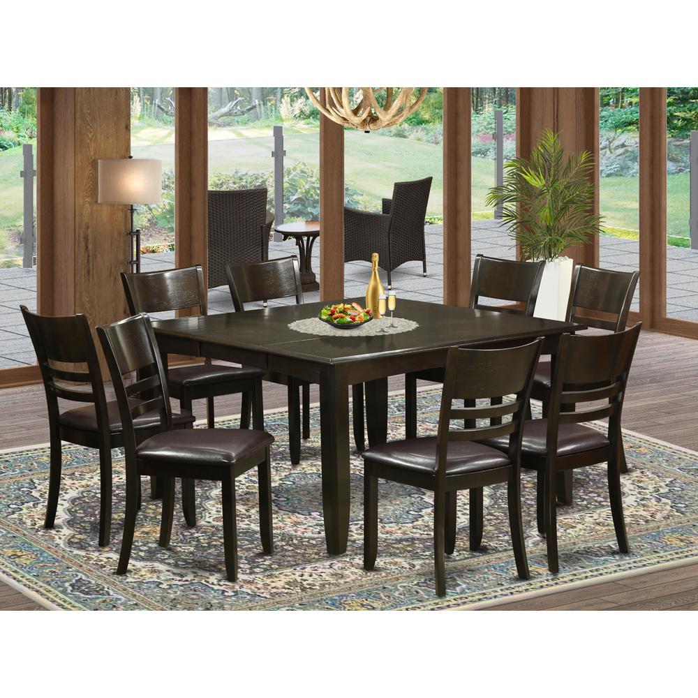 9  Pc  Dining  room  set-Dinette  Table  with  Leaf  and  8  Kitchen  Chairs.. Picture 4