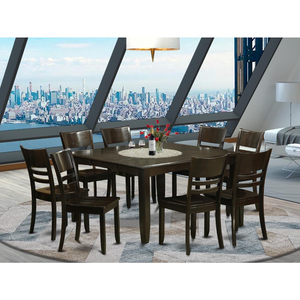9  PC  Dining  room  set-Kitchen  Table  with  Leaf  and  8  Kitchen  Chairs.. Picture 2