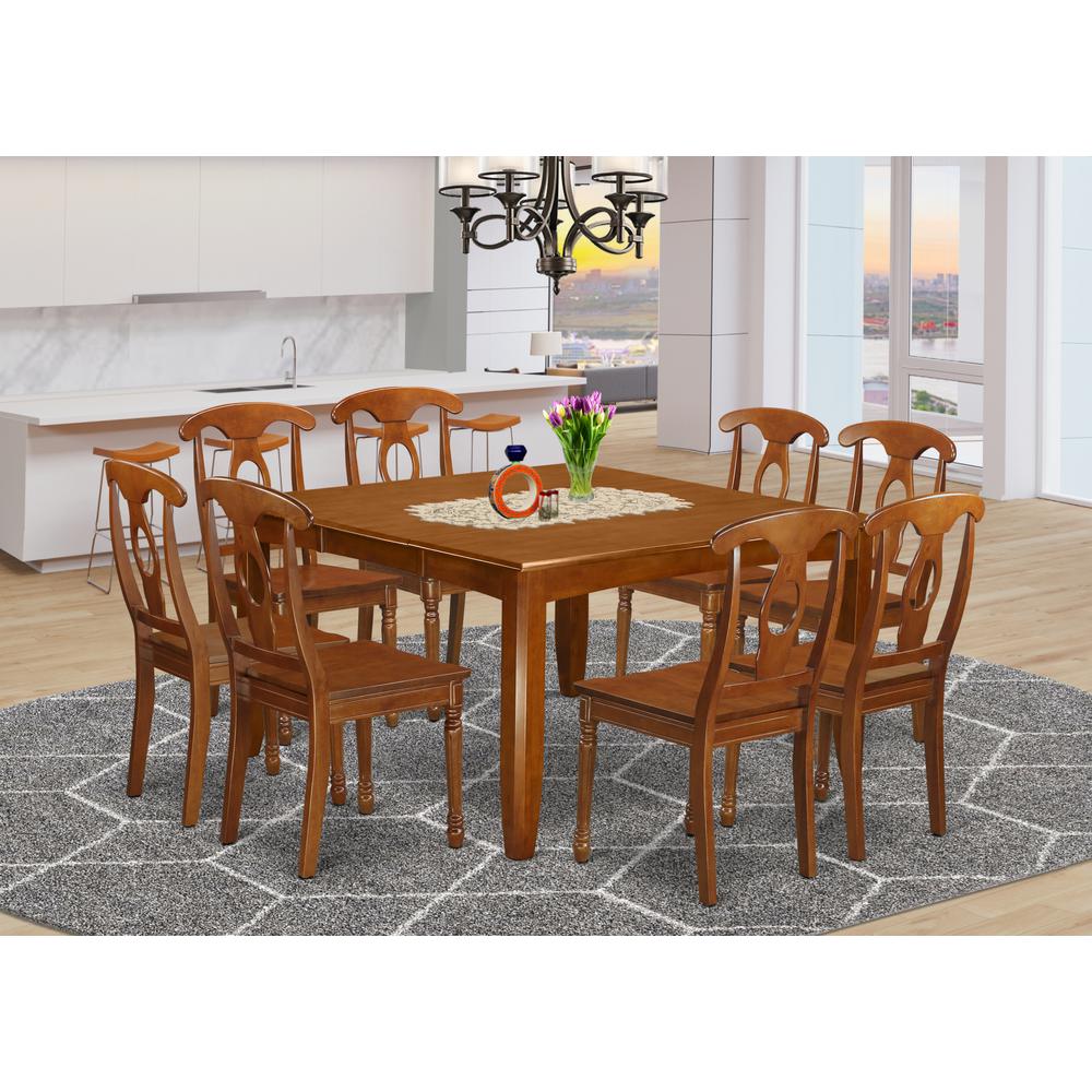 9  Pc  formal  Dining  room  set  Dining  Table  with  Leaf  and  8  Dinette  Chairs.. Picture 4