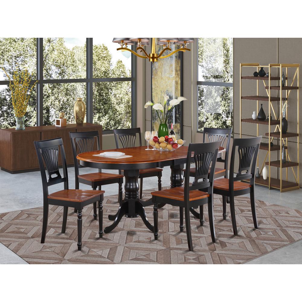 7  Pc  Dining  room  set-Dining  Table  and  6  Kitchen  Dining  Chairs. Picture 4