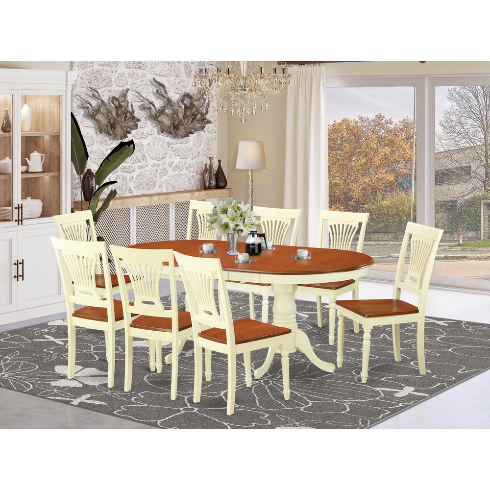 9  PC  Dining  set-Dining  Table  plus  8  Dining  Chairs. Picture 4