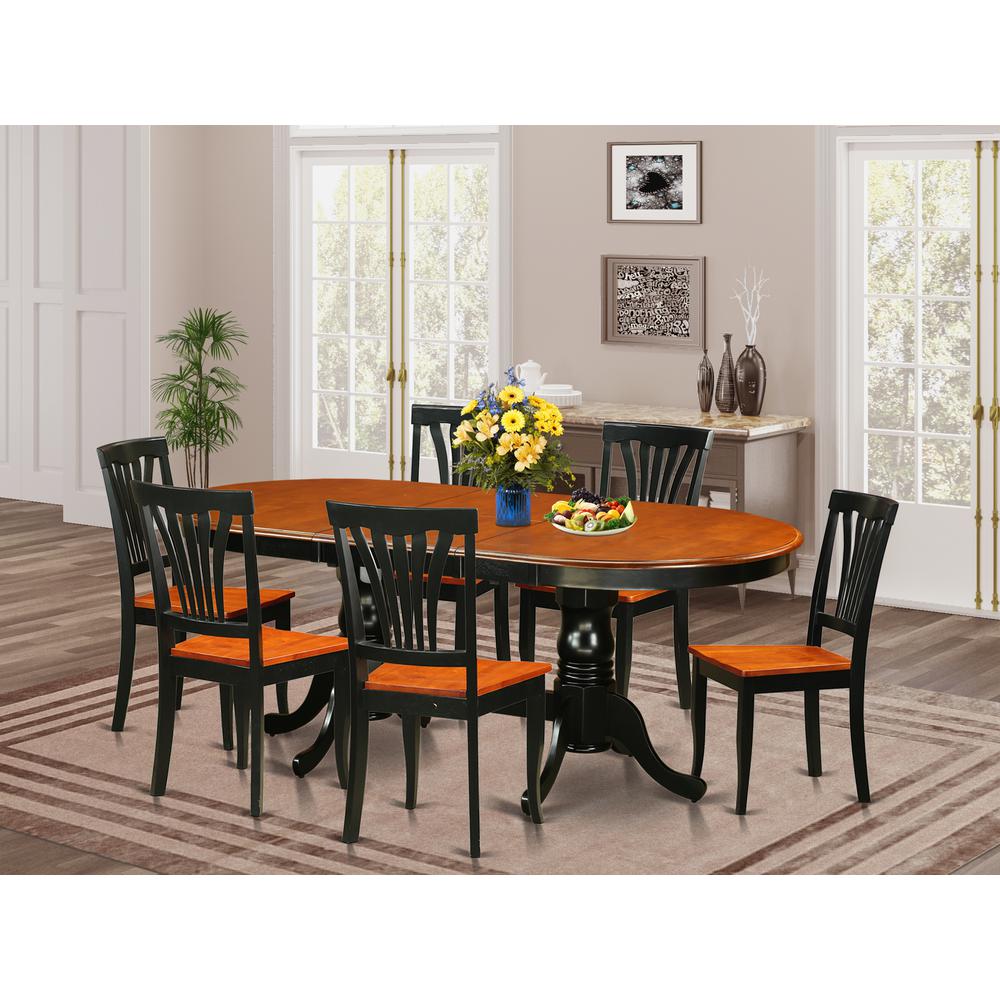 7  PC  Dining  room  set-Dining  Table  with  6  Dining  Chairs. Picture 4