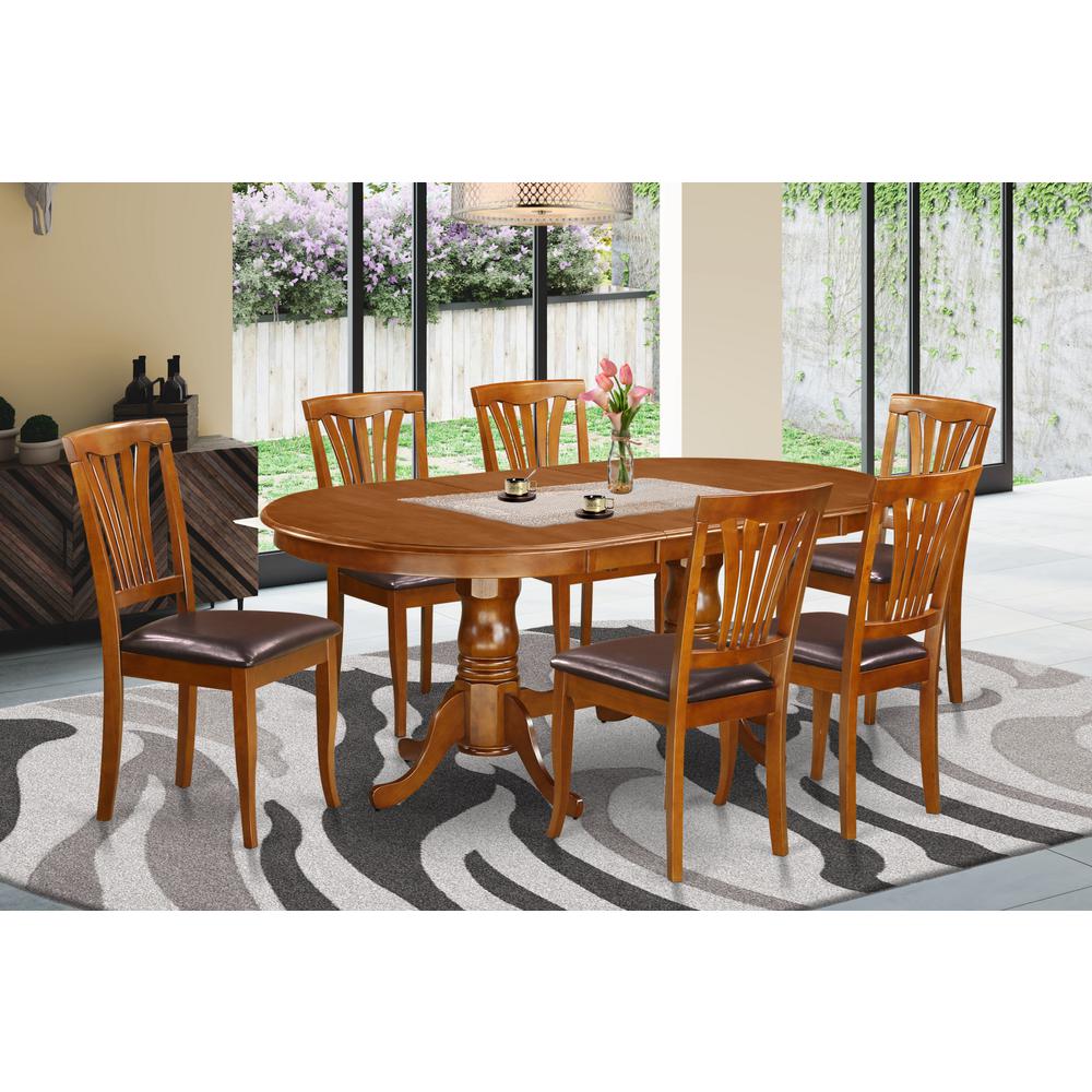 7  PC  Dining  set-Dining  Table  and  6  Dining  Chairs. Picture 4