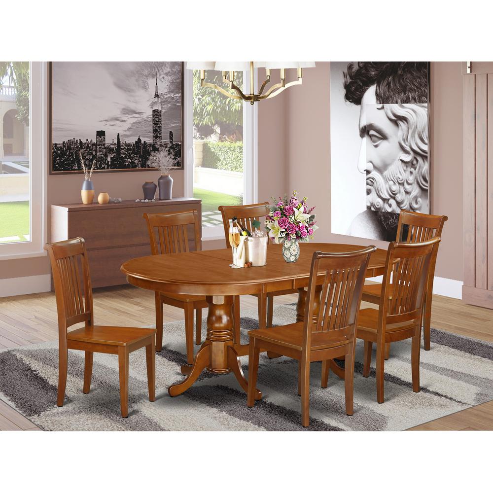 7  Pc  Dining  room  set  for  6-Dining  Table  and  6  Dining  Chairs. Picture 1