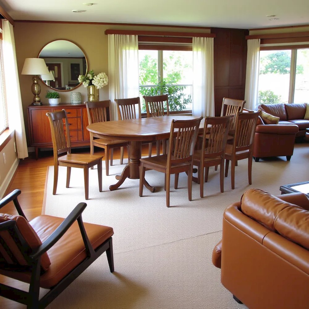 9  PC  Dining  room  set  for  8-Dining  Table  with  8  Dining  Chairs. Picture 2