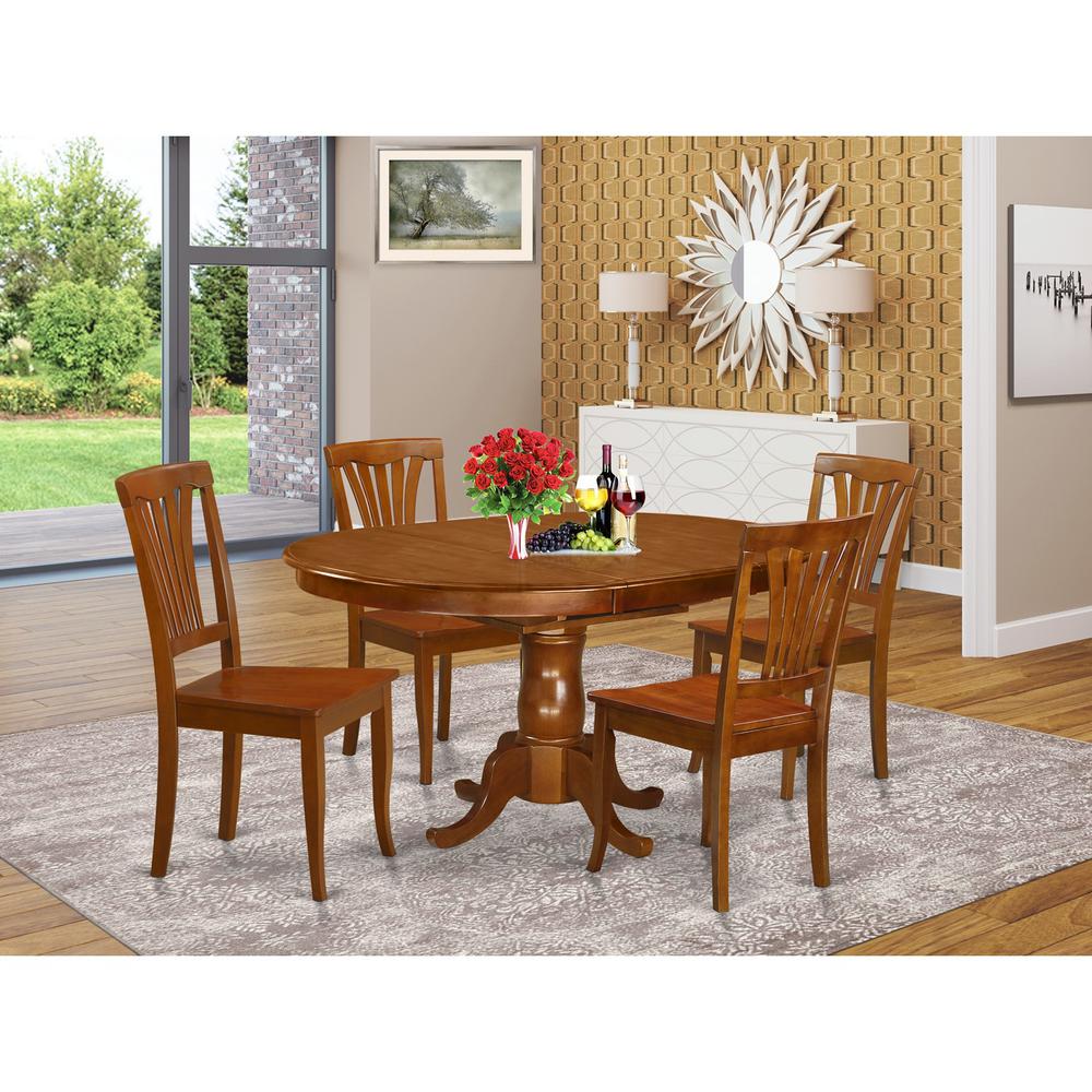 5  Pc  Dining  room  set  for  4-  Kitchen  dinette  Table  and  4  Kitchen  Chairs. Picture 2