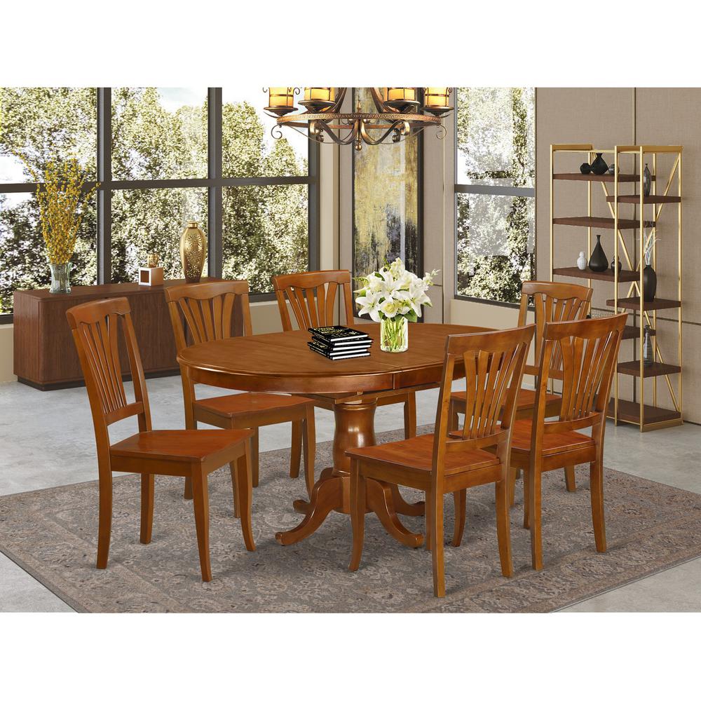 7  Pc  Dining  room  set  for  6-  Kitchen  dinette  Table  and  6  Kitchen  Chairs. Picture 2