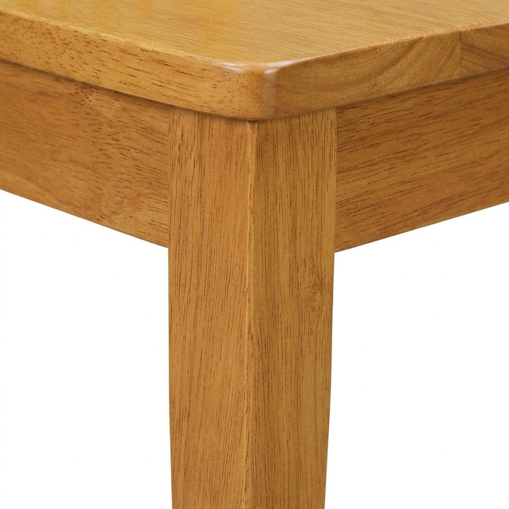 Oak Wood Dining Chair with Solid Wood Legs for Kitchen or Dining Room, Set of 2. Picture 8