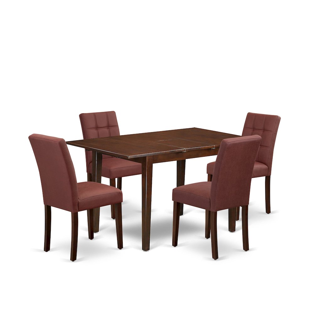 5 Piece Modern Dining Table Set contain A Kitchen Table. Picture 1