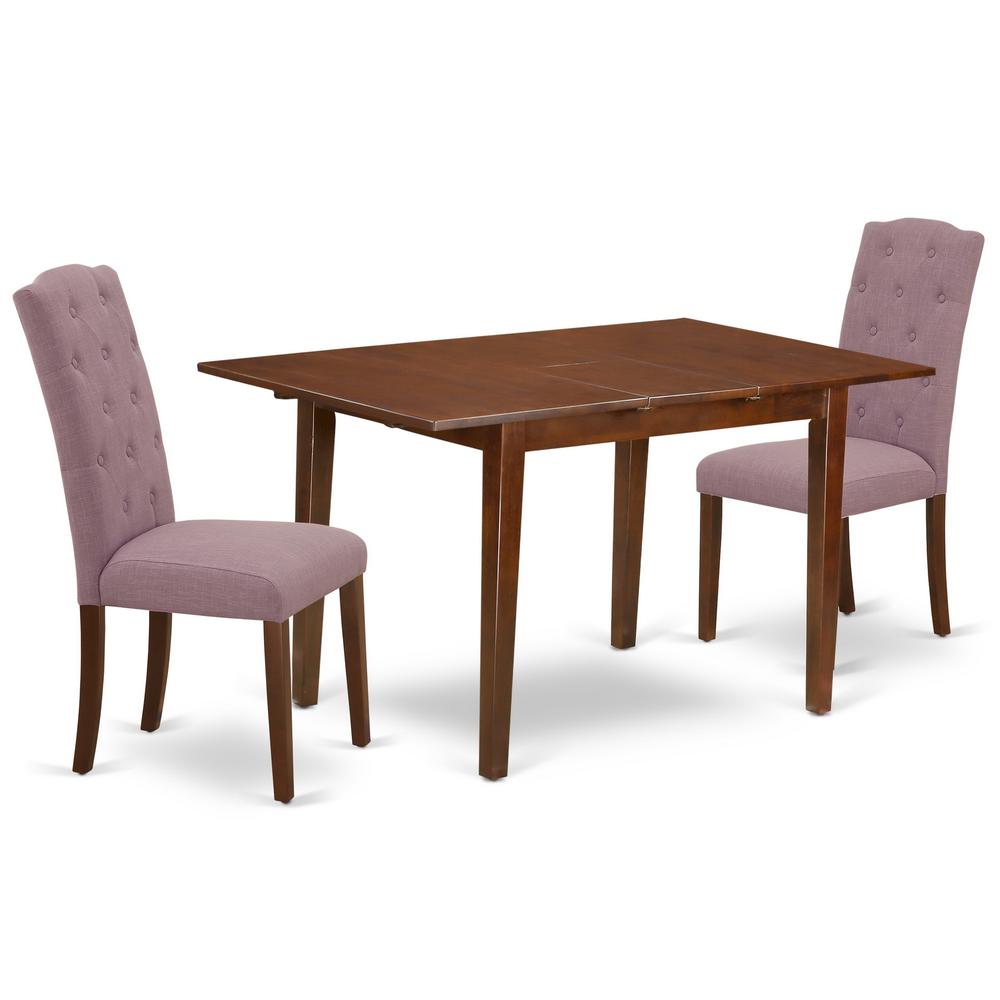 Dining Room Set Mahogany, PSCE3-MAH-10. Picture 1