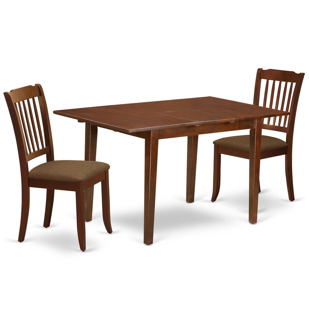 Dining Room Set Mahogany, PSDA3-MAH-C. Picture 1