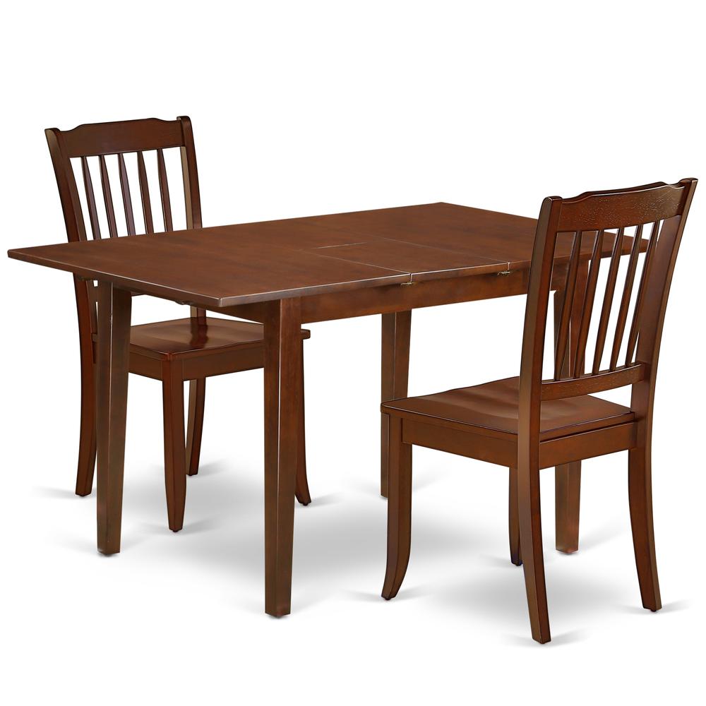 Dining Room Set Mahogany, PSDA3-MAH-W. Picture 1