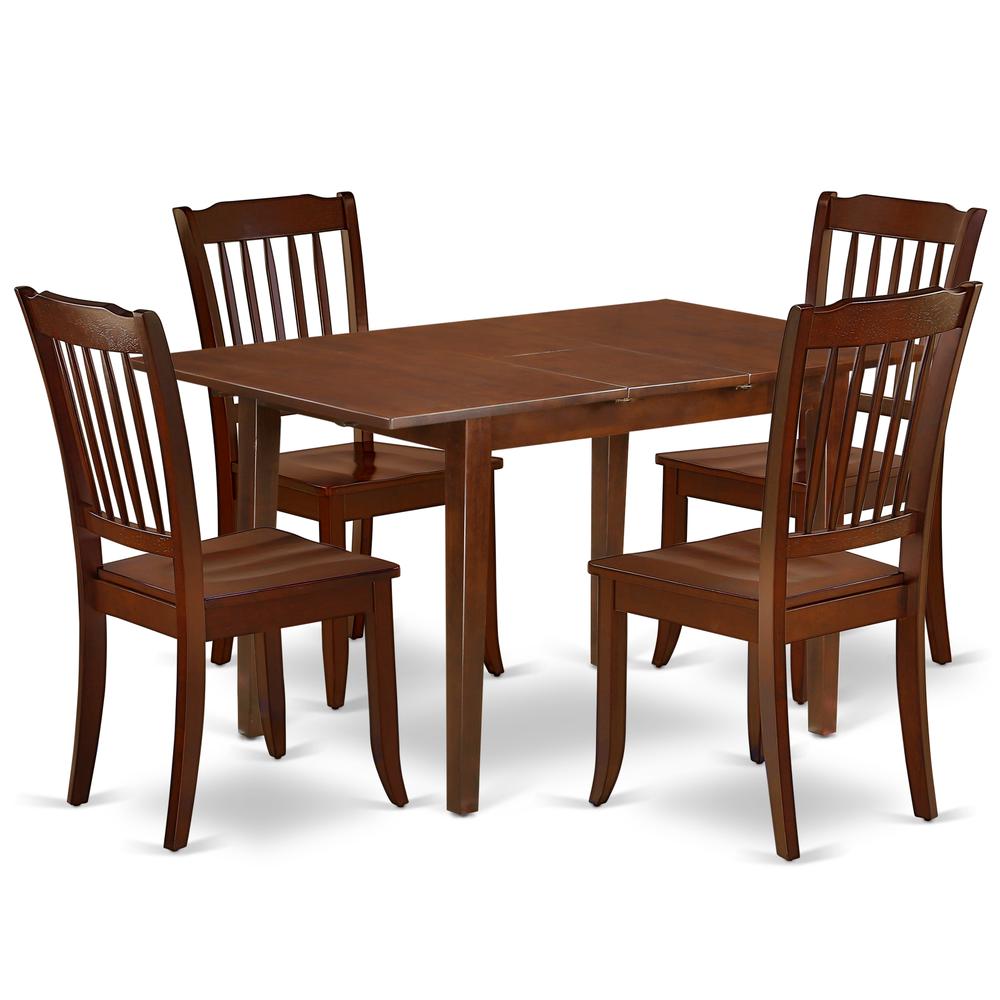 Dining Room Set Mahogany, PSDA5-MAH-W. Picture 1