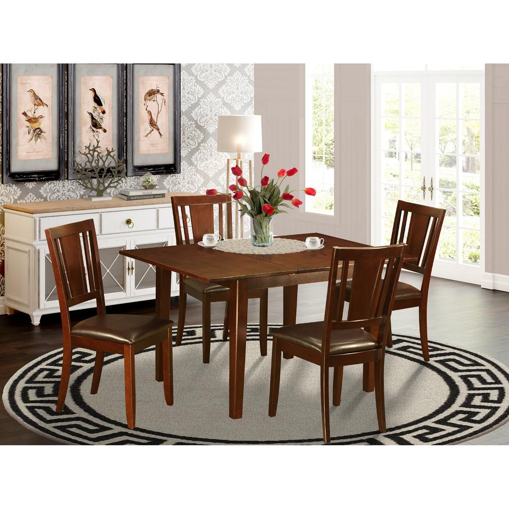 5  PC  dinette  set  for  small  spaces  -  small  Kitchen  Table  with  4  Dining  Chairs. Picture 2