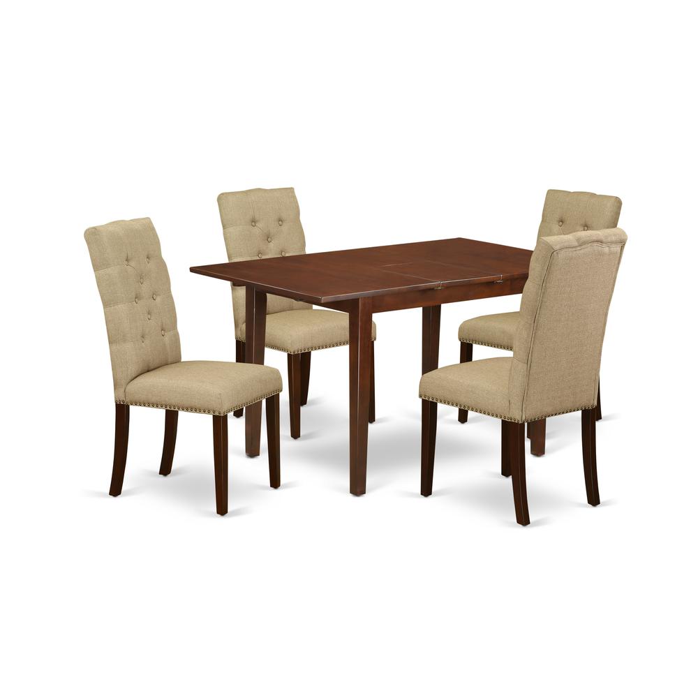 Dining Room Set Mahogany, PSEL5-MAH-16. Picture 1