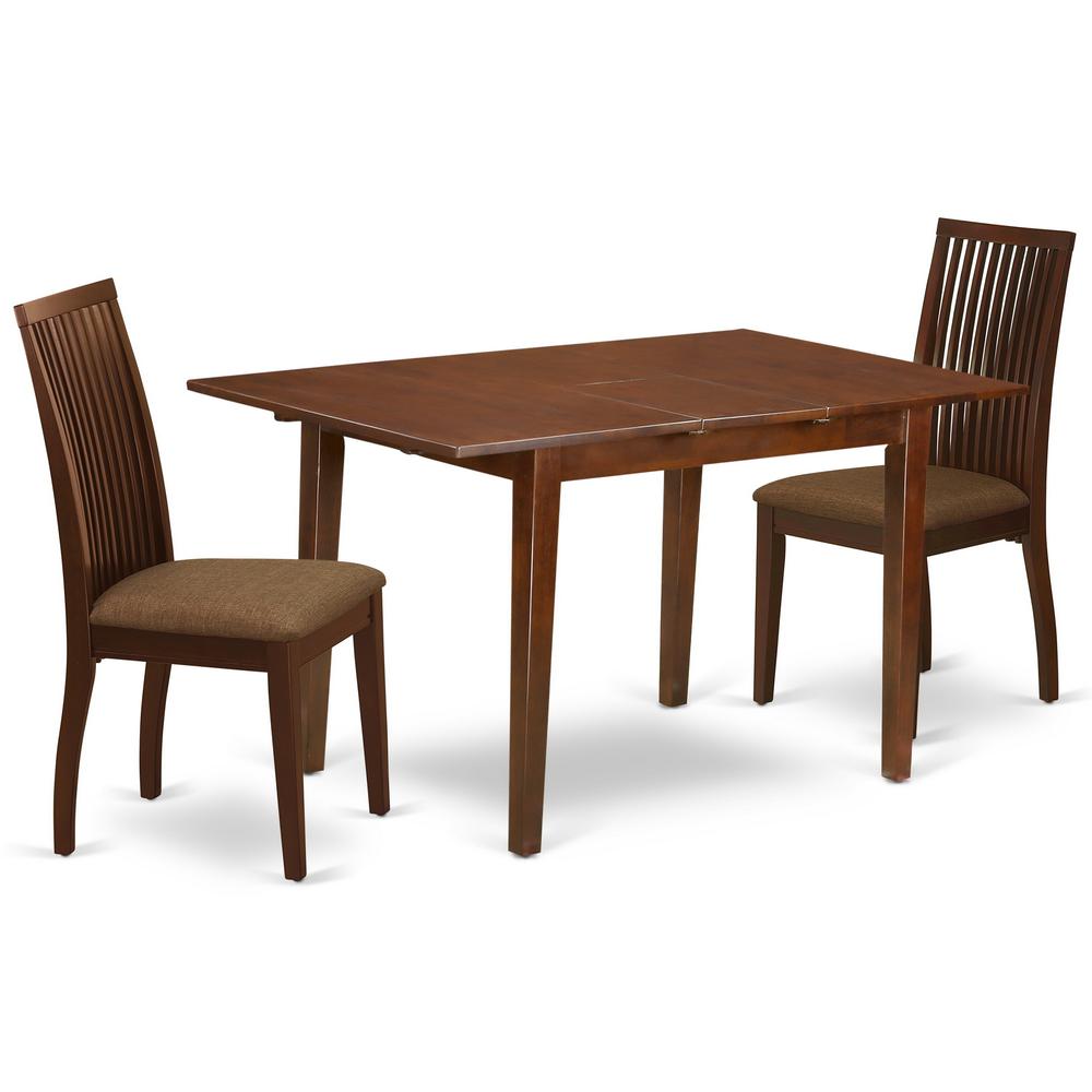 Dining Room Set Mahogany, PSIP3-MAH-C. Picture 1