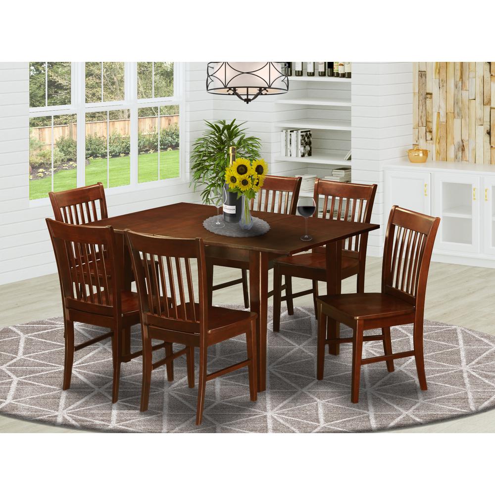 7  Pc  Kitchen  dinette  set-  Kitchen  Tables  with  6  Kitchen  Dining  Chairs. Picture 2