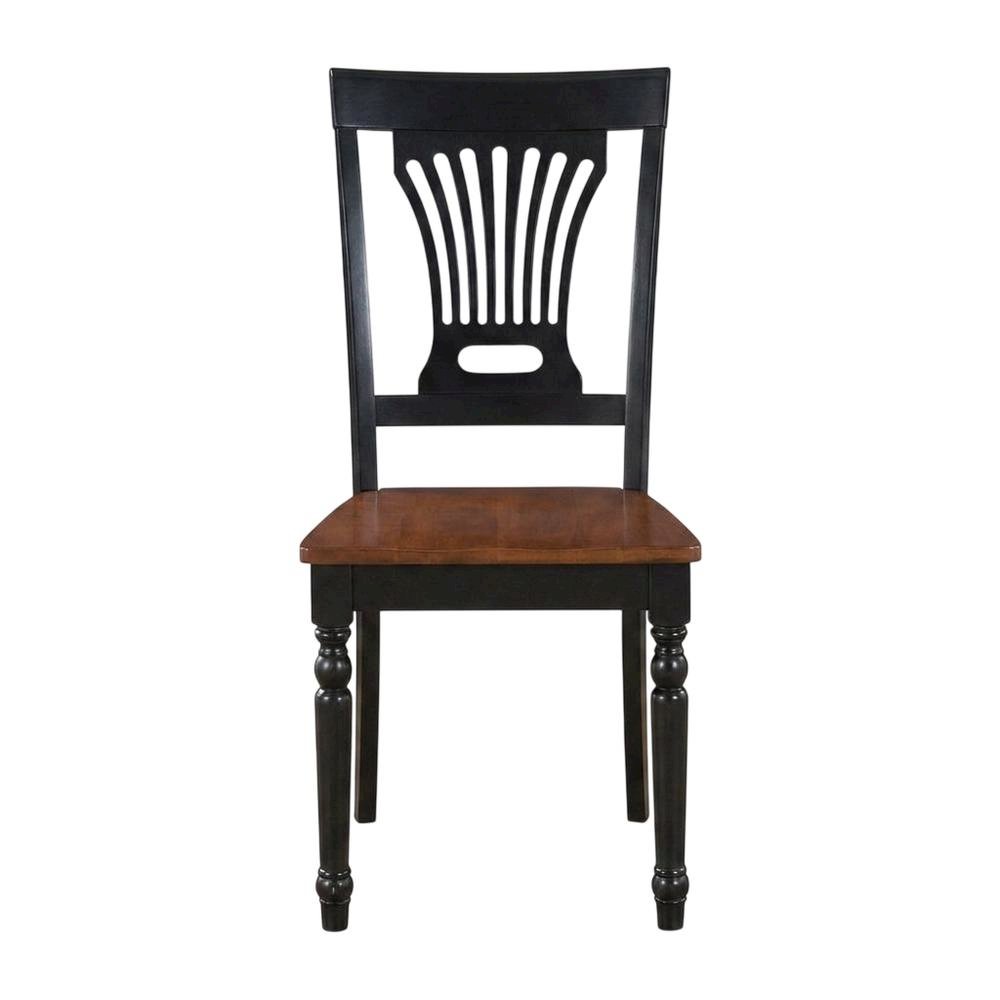 Plainville Solid Wood Kitchen Dining Chair with Traditional Style, Set of 2. Picture 2