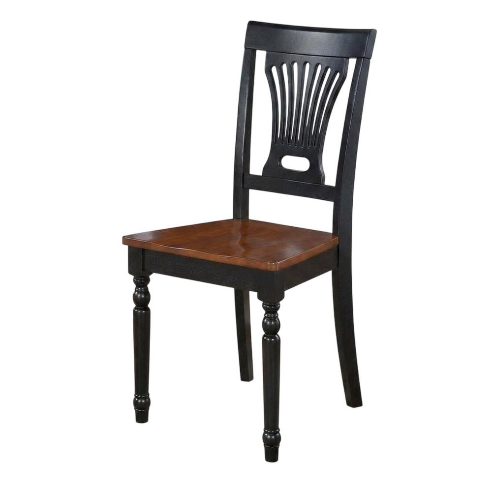Plainville Solid Wood Kitchen Dining Chair with Traditional Style, Set of 2. Picture 5