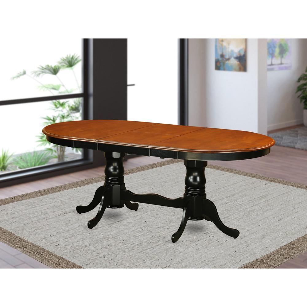 Plainville    Table  with  18"  butterfly  Leaf  -Black  &  Cherry.. Picture 2