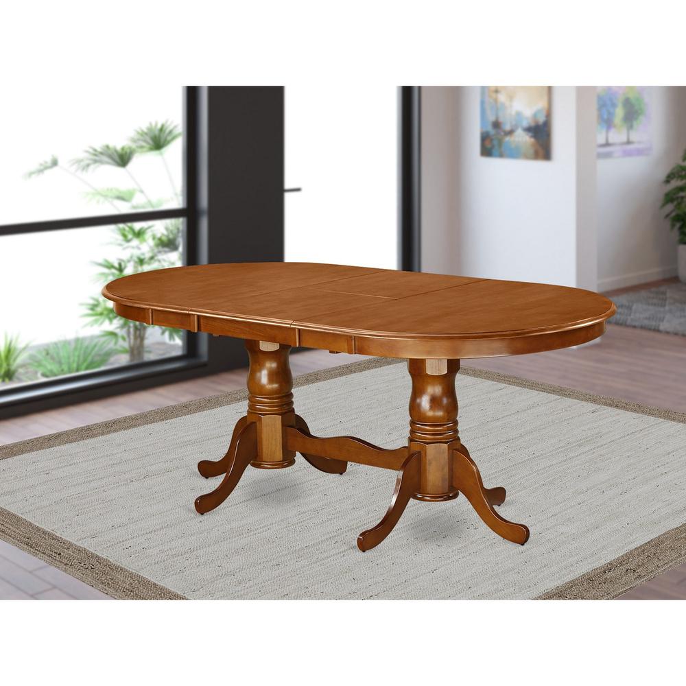 Plainville    Table  with  18"  butterfly  Leaf  -Saddle  Brown. Picture 2