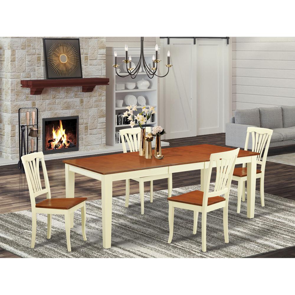 5  Pc  Table  and  chair  set  for  4-a  Table  and  4  Dining  Chairs. Picture 1