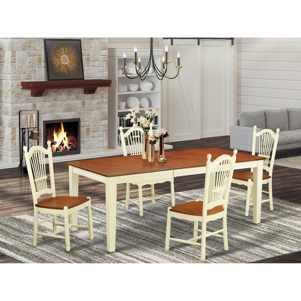 5  PcTable  and  chair  set  -  Dining  Table  and  4  Dining  Chairs. Picture 4