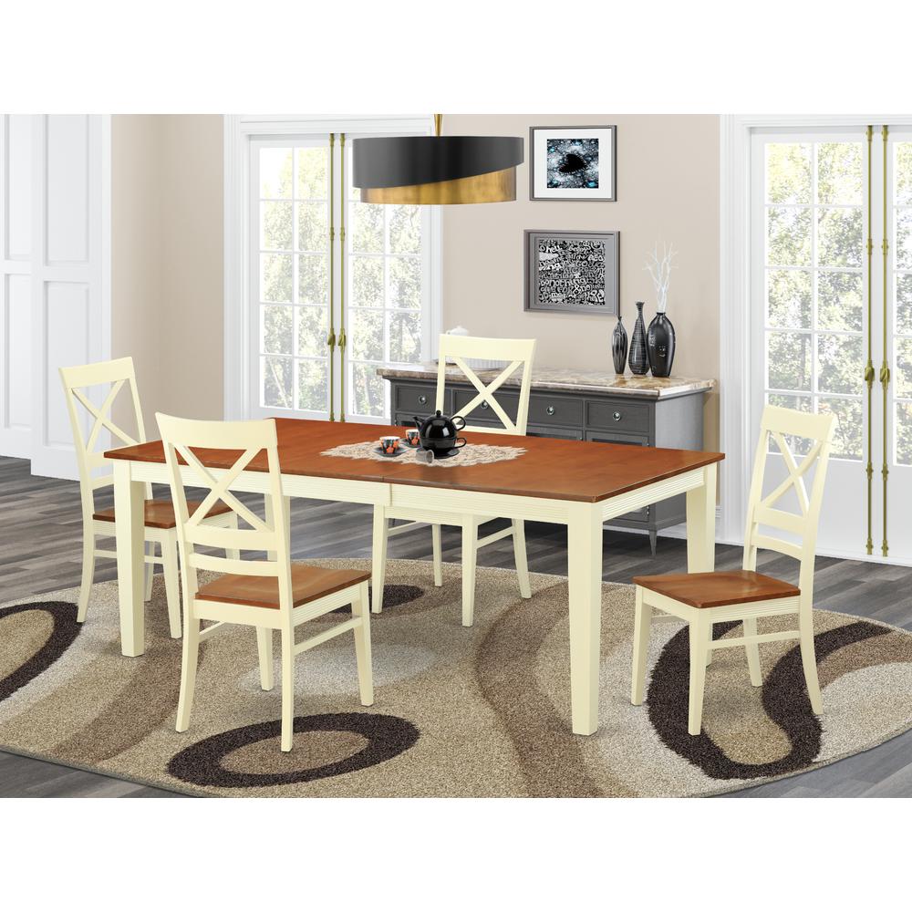 5  Pc  Dining  room  set-Table  and  4  Dining  Chairs. Picture 4