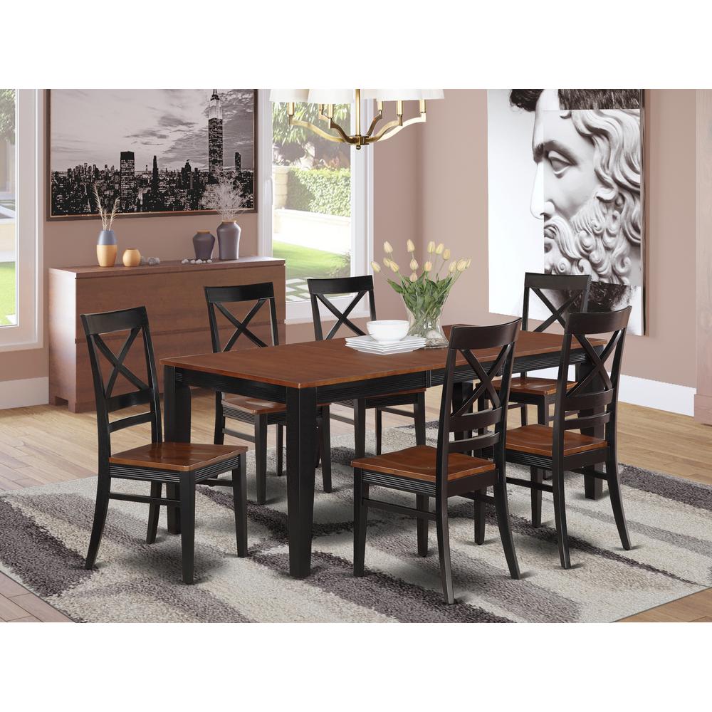 7  Pc  Dining  set-Table  and  6  Kitchen  Chairs. Picture 4