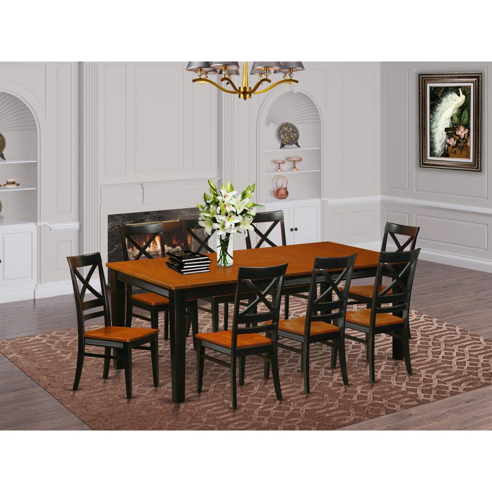9  Pc  Dining  room  set-Dining  Table  and  8  Dining  Chairs. Picture 4