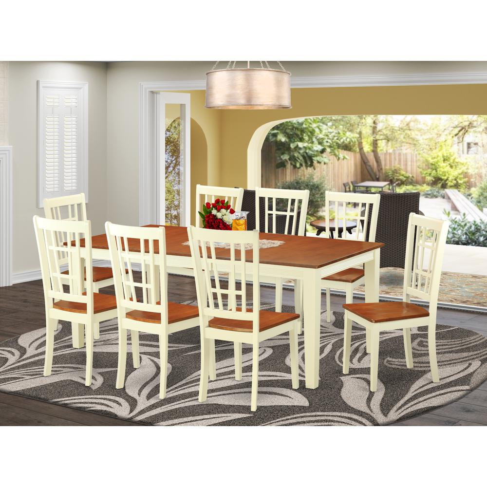 9  Pc  Dining  room  set  for  8-  Table  and  8  dinette  Chairs. Picture 4