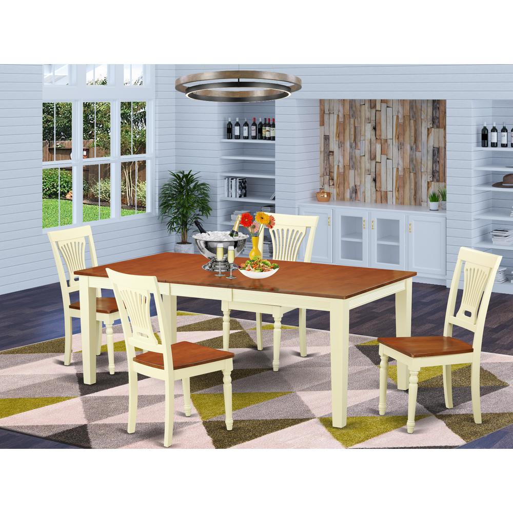 5  Pc  Table  set  for  4-Dinette  Table  and  4  Dining  Chairs. Picture 4