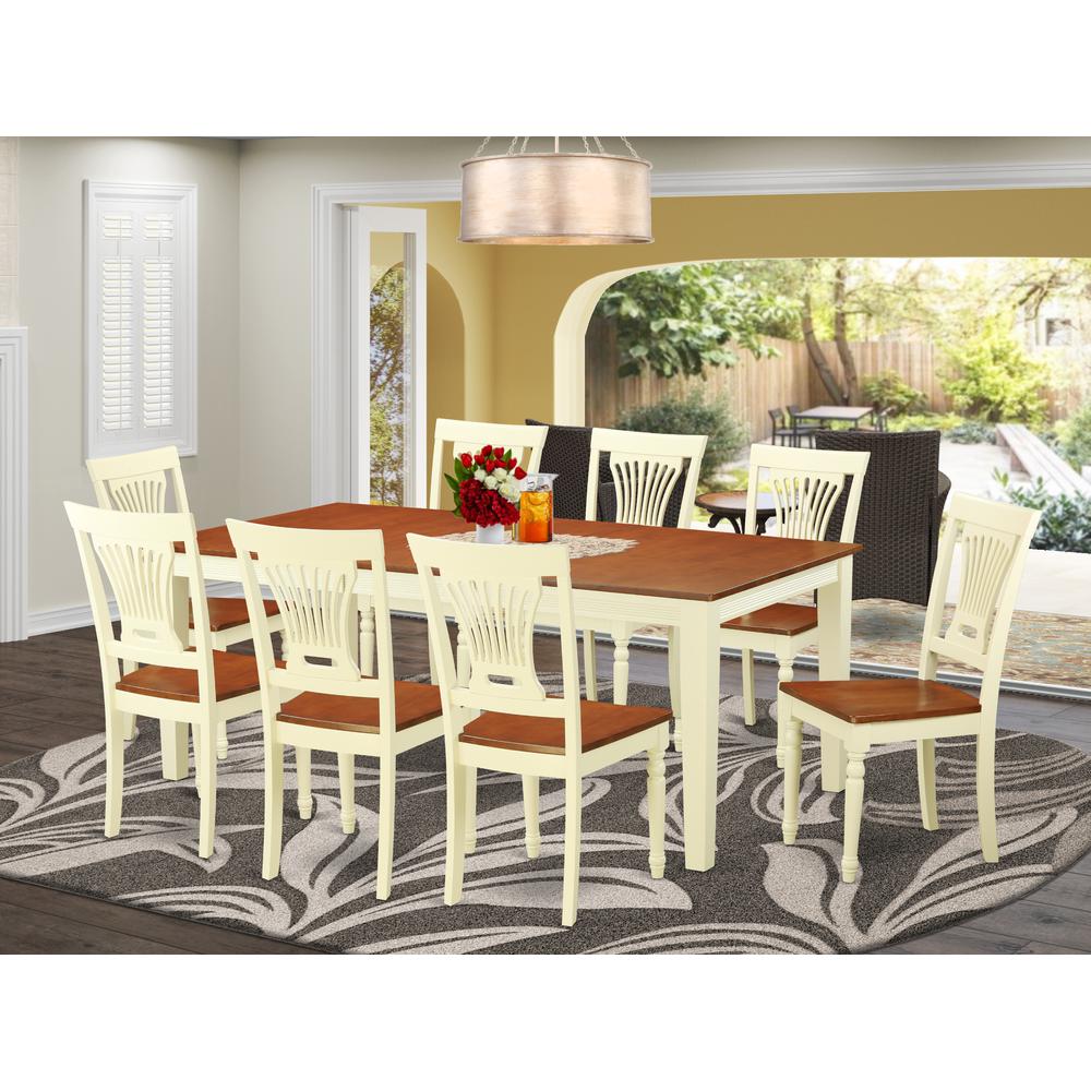 9  Pc  Dining  room  set  -Dining  Table  and  8  Dining  Chairs. Picture 4