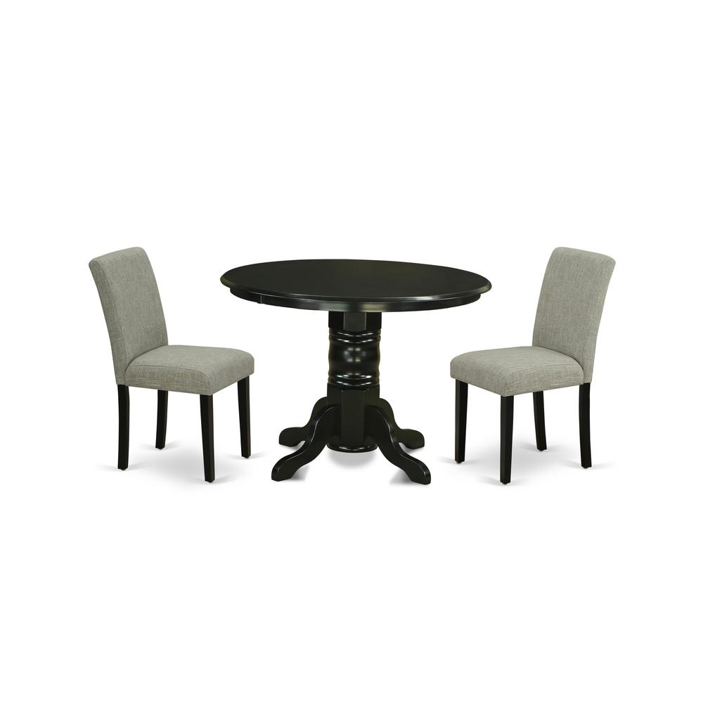 Dining Room Set Black, SHAB3-BLK-06. Picture 1