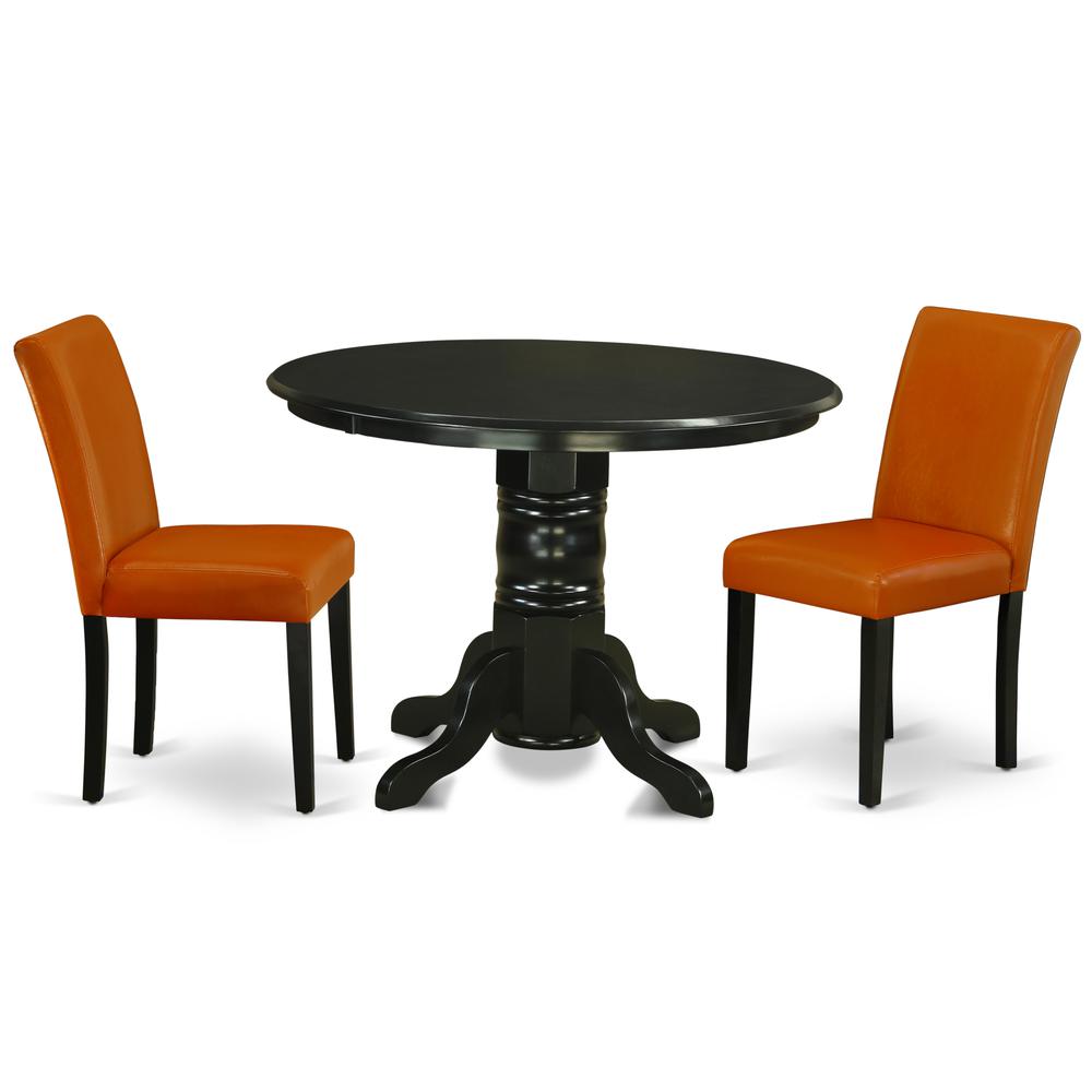 Dining Room Set Black, SHAB3-BLK-61. Picture 1