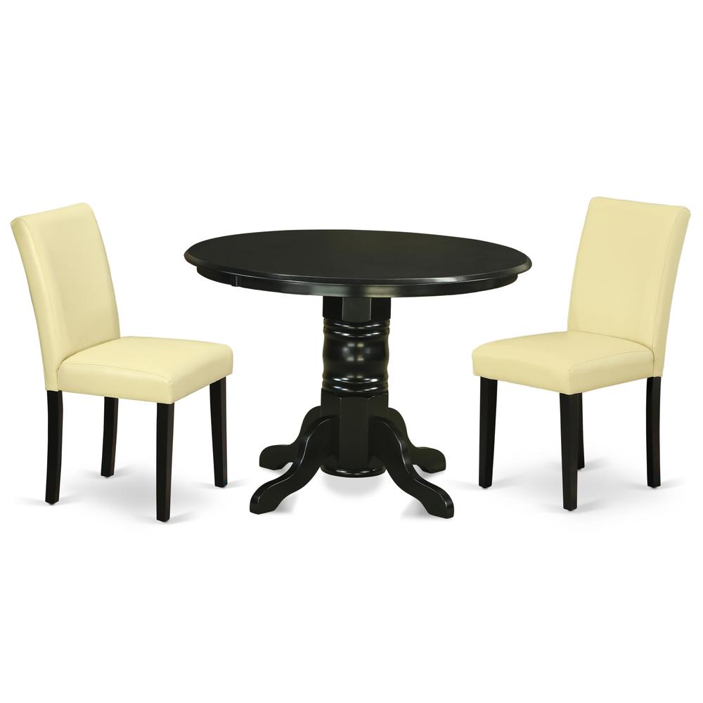 Dining Room Set Black, SHAB3-BLK-73. Picture 1