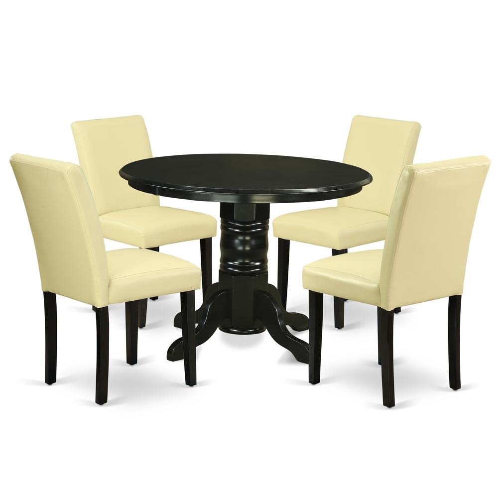 Dining Room Set Black, SHAB5-BLK-73. Picture 1